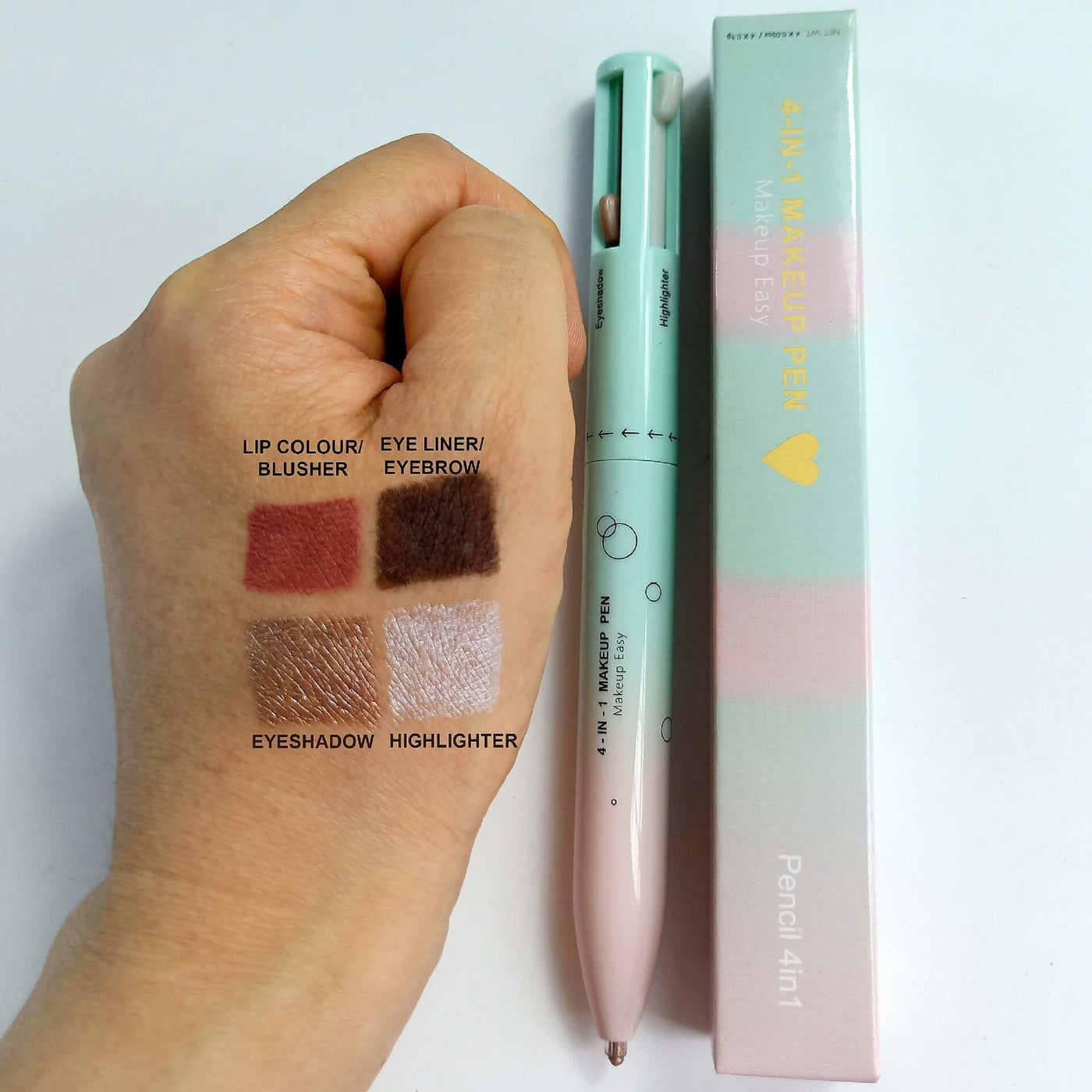 4 in 1 makeup pencil 4 in 1 makeup pencil 4 colors 4 colors lip liner highlight eye shadow eyeliner eyebrow pencil 4in1 eprolo