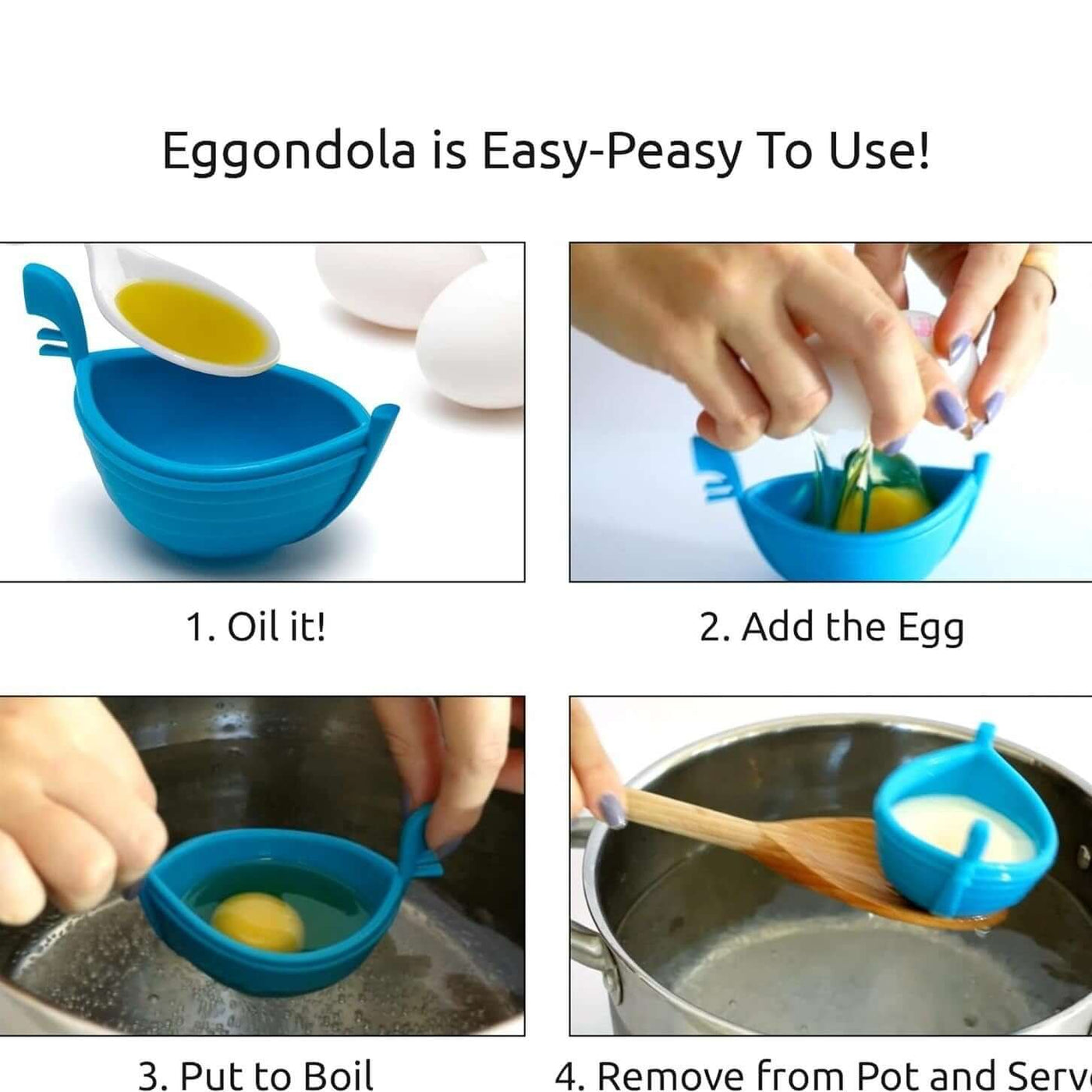 Kitchen practical water wave egg boat water boiled egg maker mold silicone DIY ship boiled egg maker DIY cake frying mold eprolo