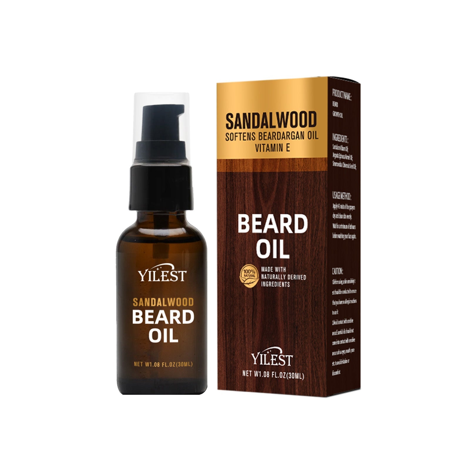 Men's Beard Care 30ml Growth Facial Cleaning eprolo