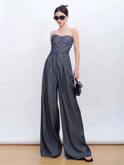 Women's Light Luxury Small Crowd Bra Jumpsuit eprolo