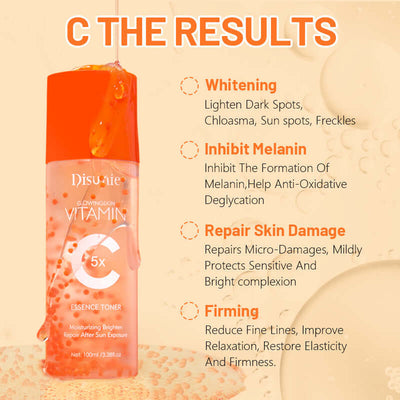 Vit C Face Serum Facial Whitening Brightening Hyaluronic Acid Collagen Vitamin C Dark Spot Corrector Anti-Aging Serums For Face eprolo