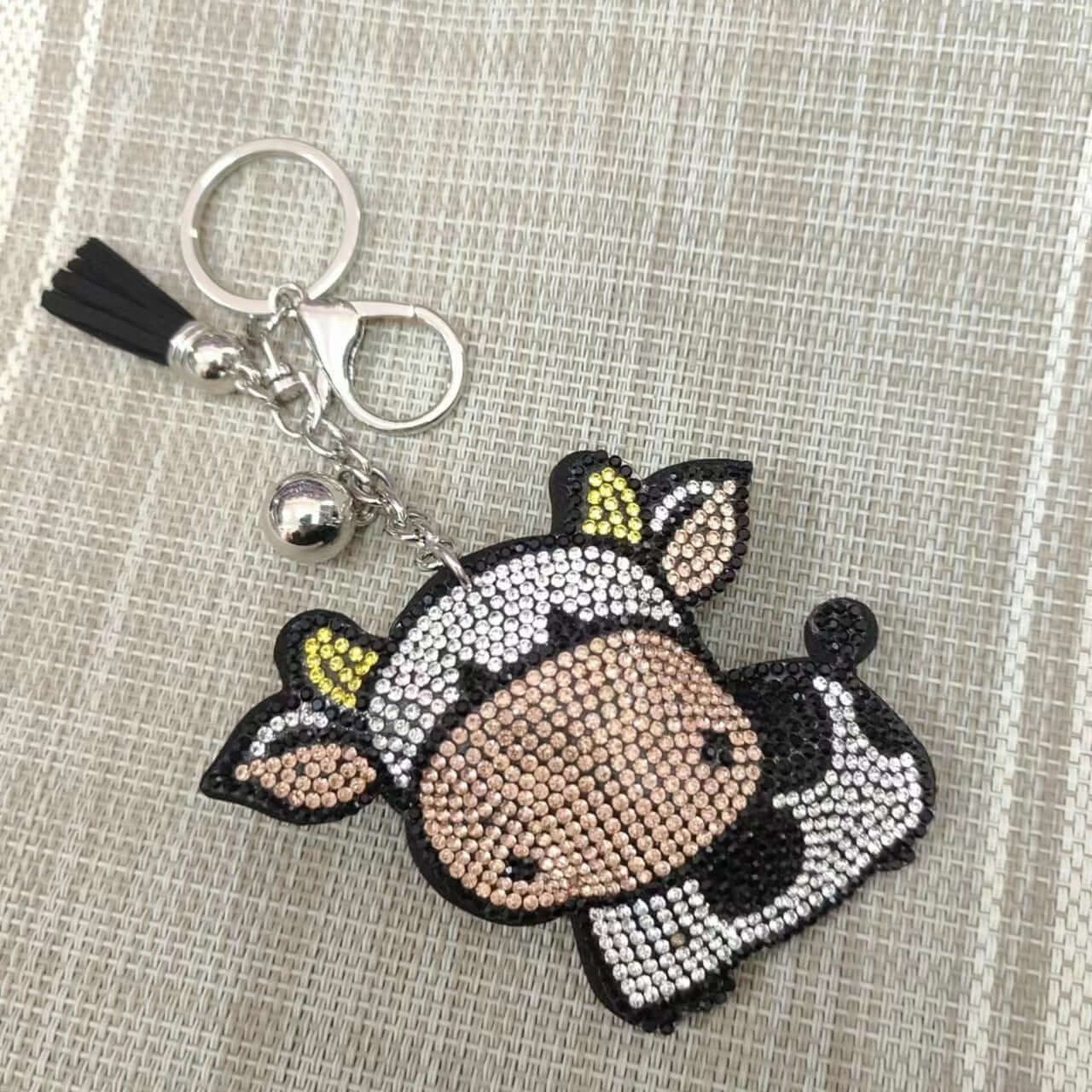 Flannel Diamond Keychain Zodiac Accessories eprolo