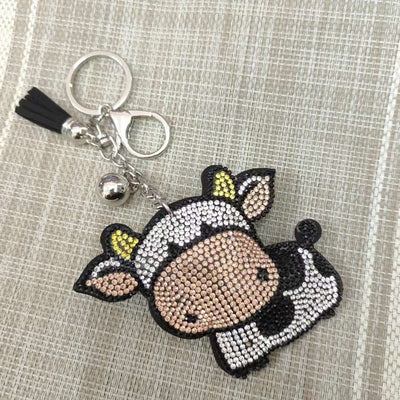 Flannel Diamond Keychain Zodiac Accessories eprolo