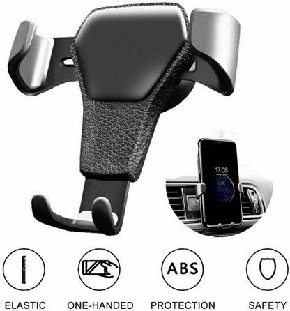 Universal Car Mount Holder Stand Air Vent Cradle For Mobile Cell Phone Gravity Car Mount Air Vent Phone Holder For I Phone X XR XS Max S Amsung S10 Note9 eprolo