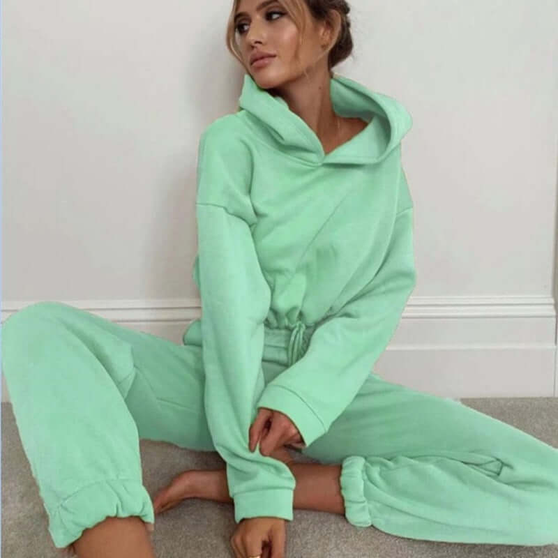 Jogging Suits For Women 2 Piece Sweatsuits Tracksuits Sexy Long Sleeve HoodieCasual Fitness Sportswear eprolo
