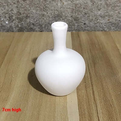 High White Billet Vase Painted DIY eprolo