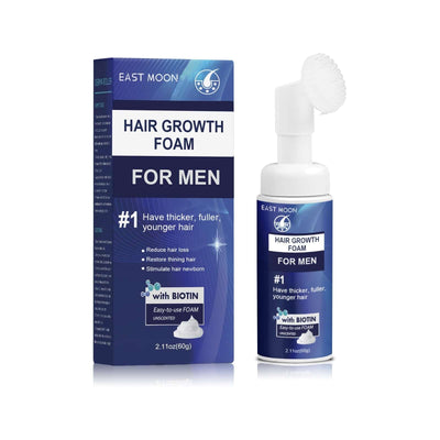 Men's Dense Hair Foam Machine, Repair Hair Root Follicle Men's Hair Thick Moisturizing Foam eprolo