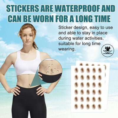 Shaped-up Belly Button Sticker, Height Beauty Body Emulates Waterproof Belly Button Sticker eprolo
