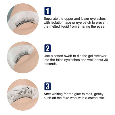 Mascara Remover, False Eyelash Grafting Eyelash Removing Glue Removing Cream eprolo