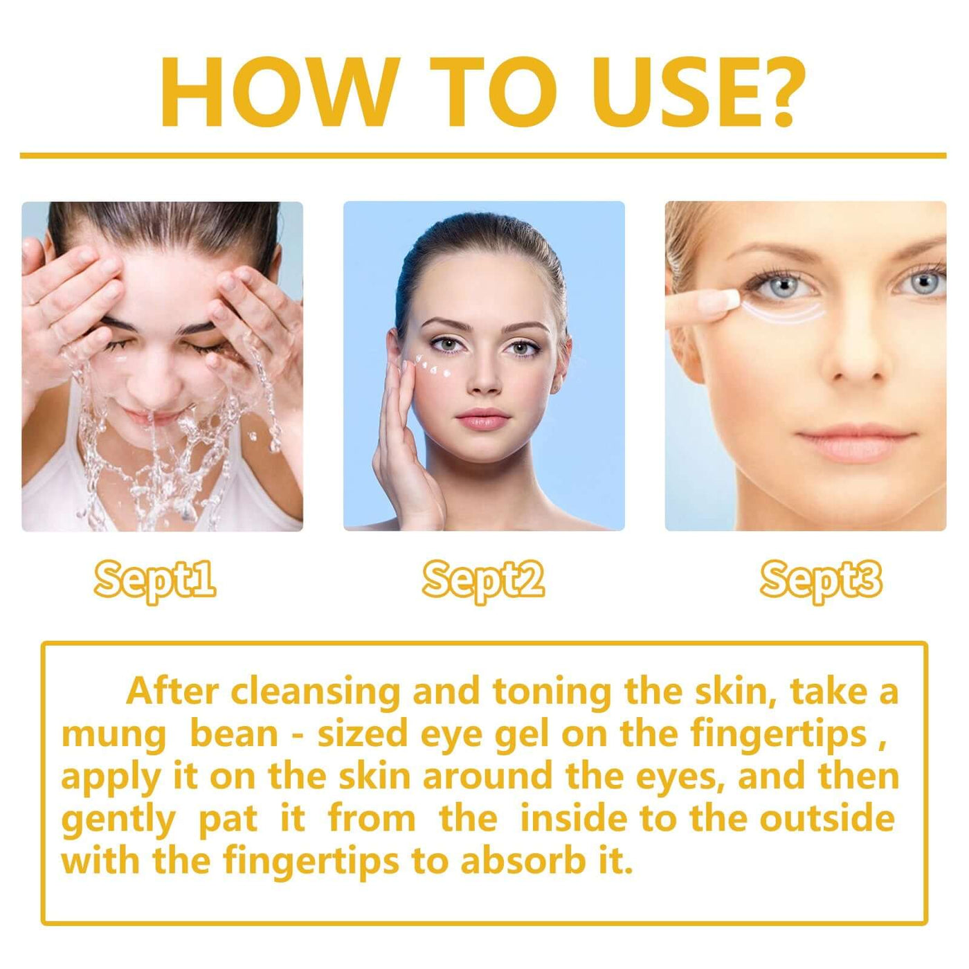 Vitamin E Eye Cream, Lightened Dark Circles Crow's Feet, Firmed And Moisturized Eye Cream eprolo