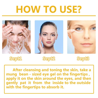 Vitamin E Eye Cream, Lightened Dark Circles Crow's Feet, Firmed And Moisturized Eye Cream eprolo