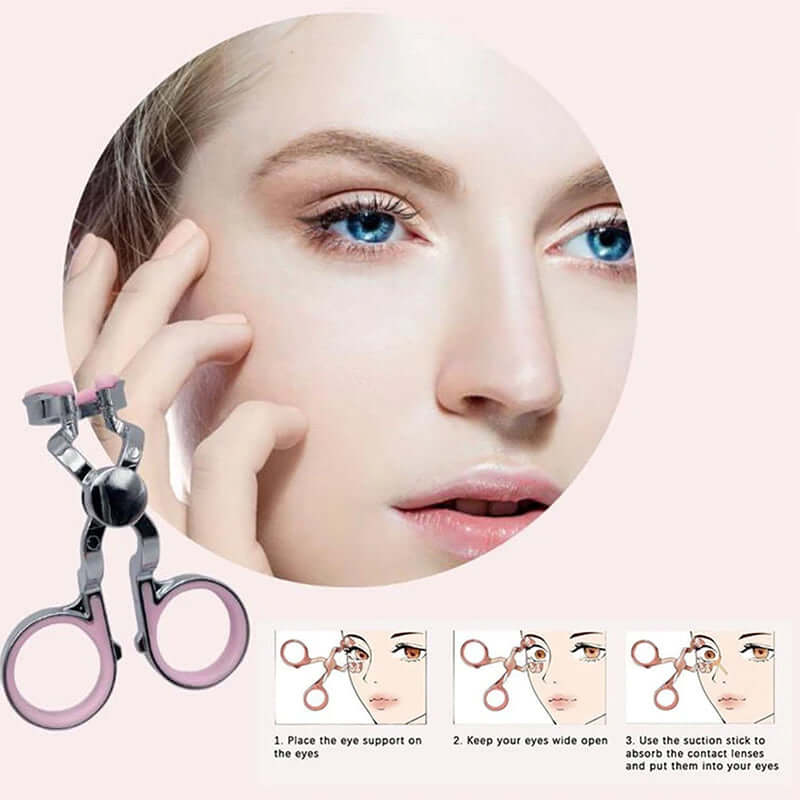 Eye Care Contact Lenses Inserter Remover Plastic Soft Tip Tweezer Stick Wearing Tools Lens Accessories Accessories eprolo