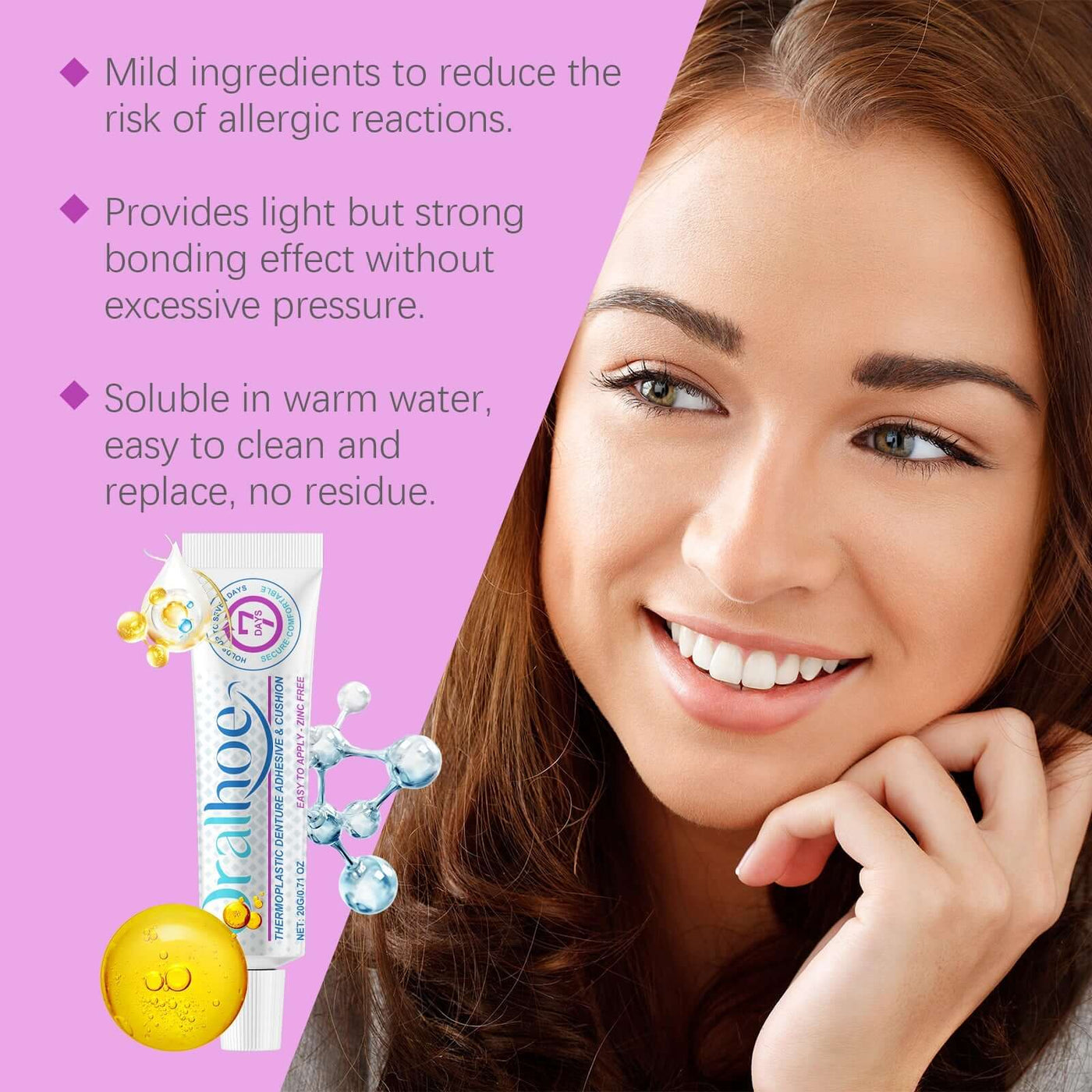 Denture Adhesive Thermoplastic Denture Adhesive Holds Dentures For Increased Comfort eprolo