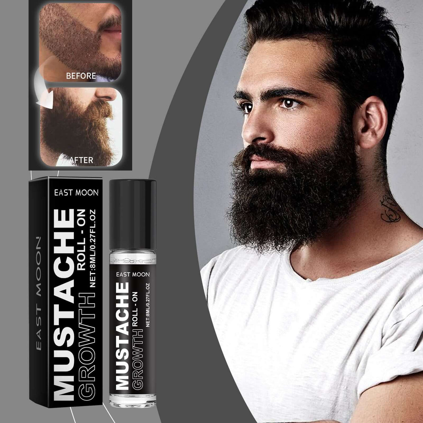 Men's Beard Care Ball, Men's Nourishing Thick Beard And Strong Root Beard Care Solution eprolo