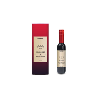 Vin Rouge Lip Tint, Non-Stick Cup Color Development Portable Waterproof Non-Fading Moisturizing Red Wine Bottle Lip Glaze eprolo