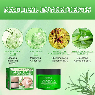 Salicylic Acid Cleaning Gasket, Moisturizing Oil Control Removing Blackheads And Acne Closing Gentle Cleansing Acne Muscle Repair eprolo