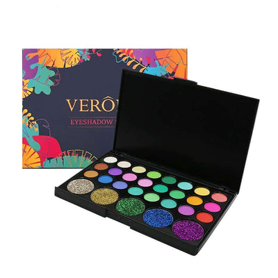 VERONNI 29-color eyeshadow matte pearlescent earth-tone eyeshadow smoky makeup multi-color eyeshadow palette eprolo