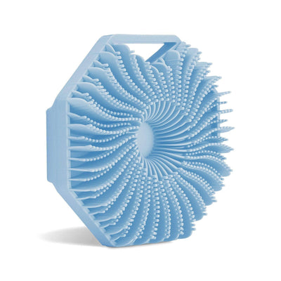Soft Silicone Body Scrubber Bath Brush With Ergonomic Handle Portable Shower Massage Cleaning Exfoliating Home Tool eprolo