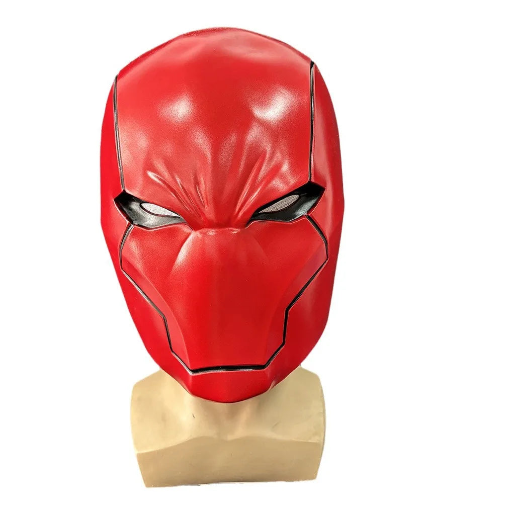 Movie Cosplay Red Hood Mask Arkham Knight The Dark Knight Masks Helmet Man Full Head Cosplay Prop Halloween Fancy Party Headwear eprolo