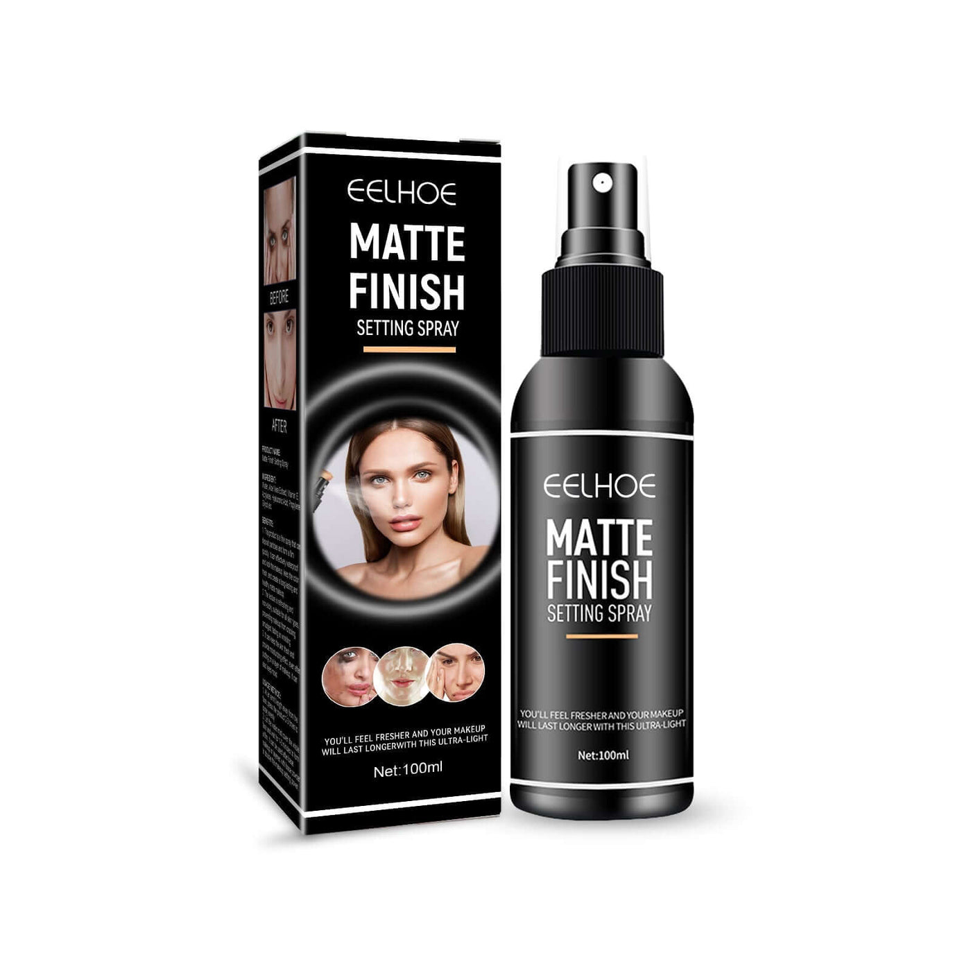 Matte Setting Spray, Oil Control Long-lasting Makeup Waterproof Setting Spray eprolo