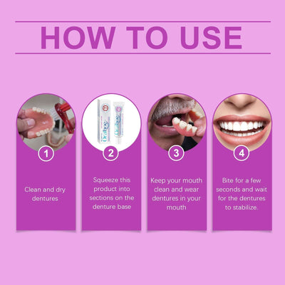 Denture Adhesive Thermoplastic Denture Adhesive Holds Dentures For Increased Comfort eprolo
