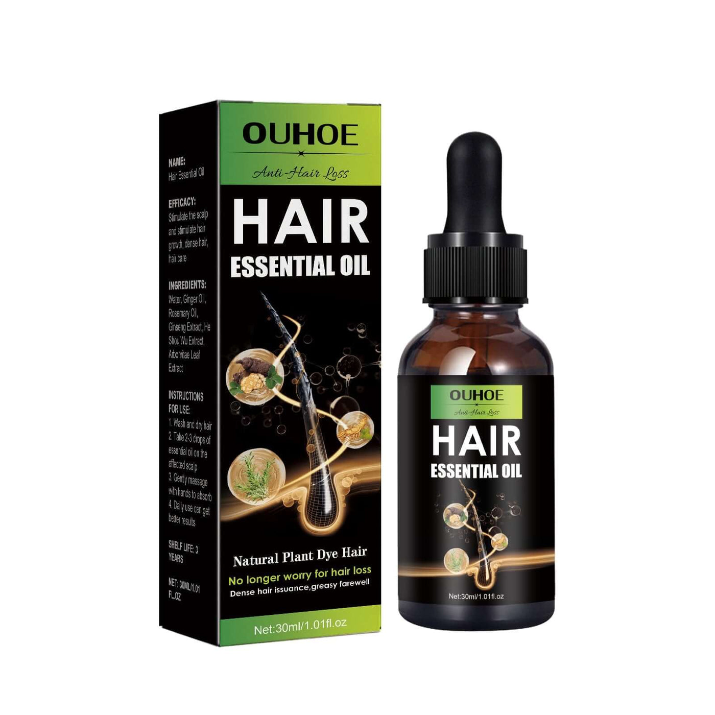 Hair Care Oil, Repair Damage Improve Dry Hair Prevent Hair Loss And Smooth Essential Oil eprolo