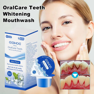 Whitening Mouthwash, Clean Stains Oral Care Fresh Breath Mouthwash eprolo