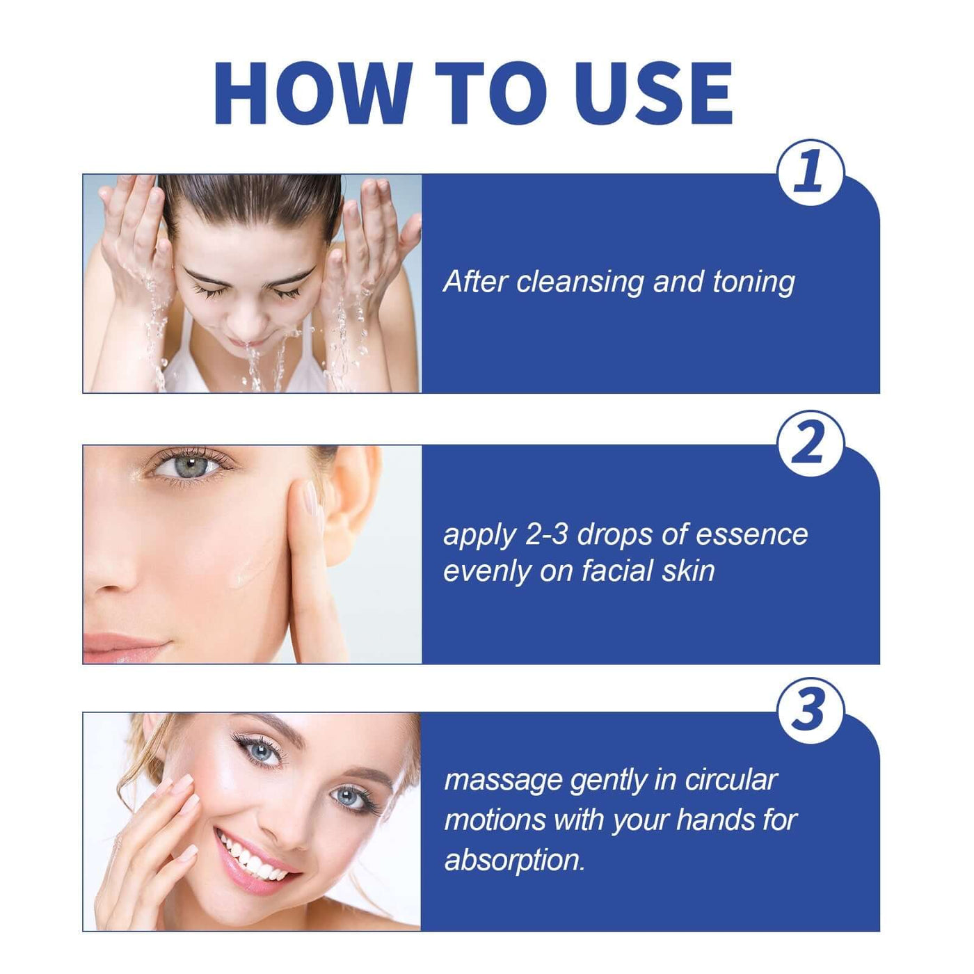 Facial Treatment Essence, Improve Fine Lines Lifting And Shrink Pore Acne Repair Moisturizing Essence eprolo