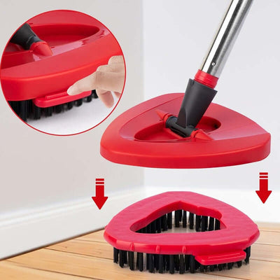 Adapted to O-Cedar RinseClean large triangular cleaning brush to replace mop head eprolo