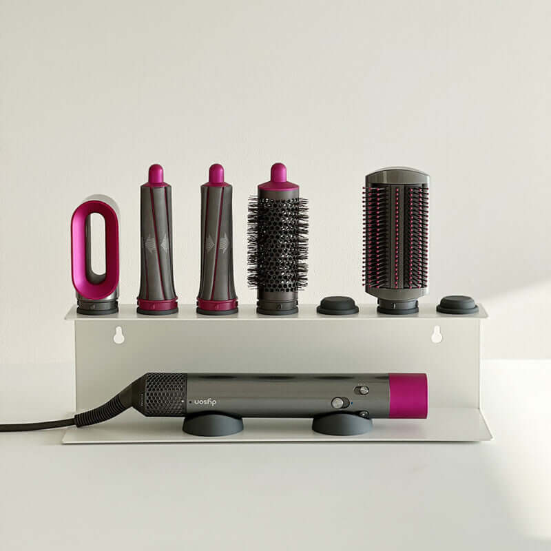 Non - Perforated Hair Dryer Holder. Also for Straighteners & Curling Irons. Ideal for Bathroom Sorting eprolo