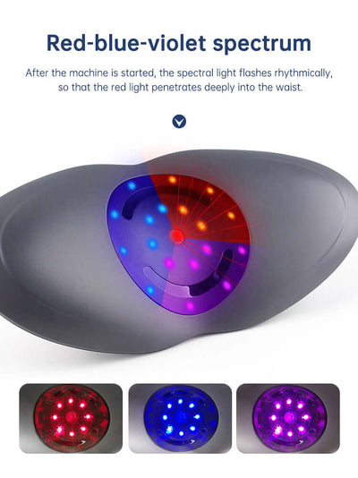 Waist Massager Lumbar Traction Inflatable Hot Compress Back Cervical Stretcher Massage Air Pressure Reduce Relief Pain eprolo