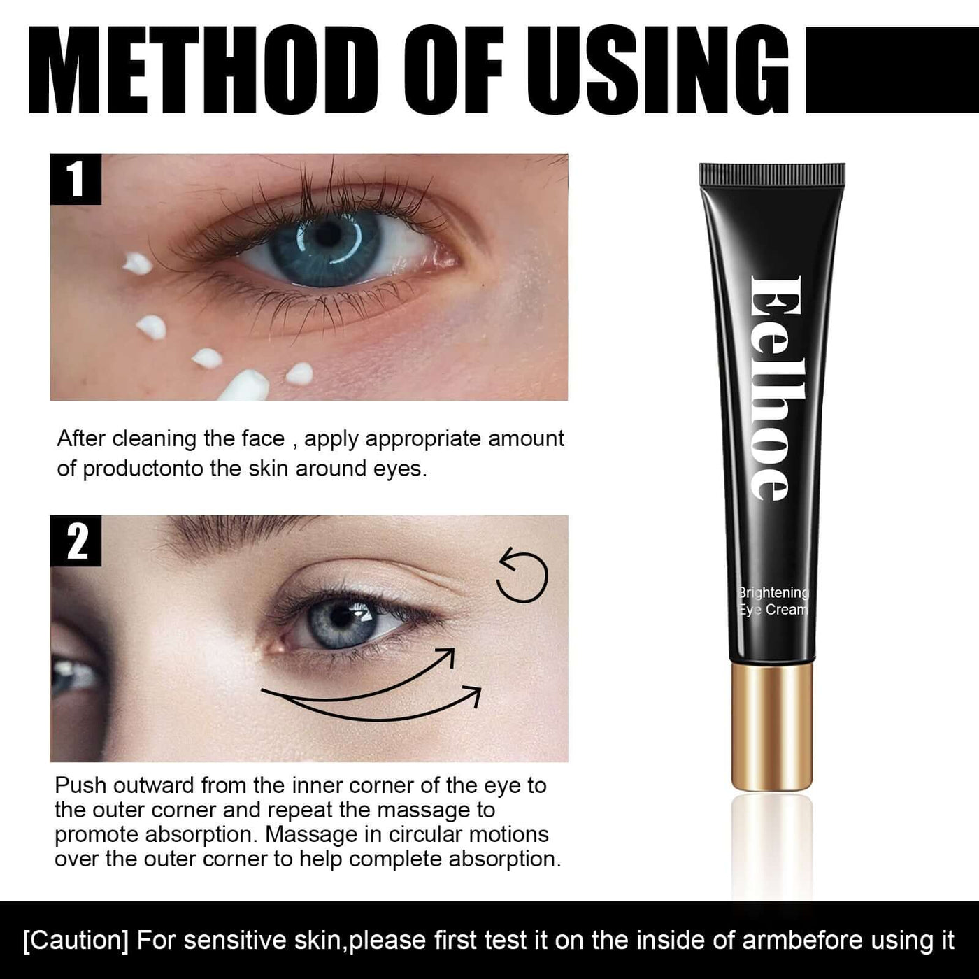 Astaxanthin Caviar Eye Cream, Moisturizing Skin Care Firming Fade Lines Eye Cream eprolo