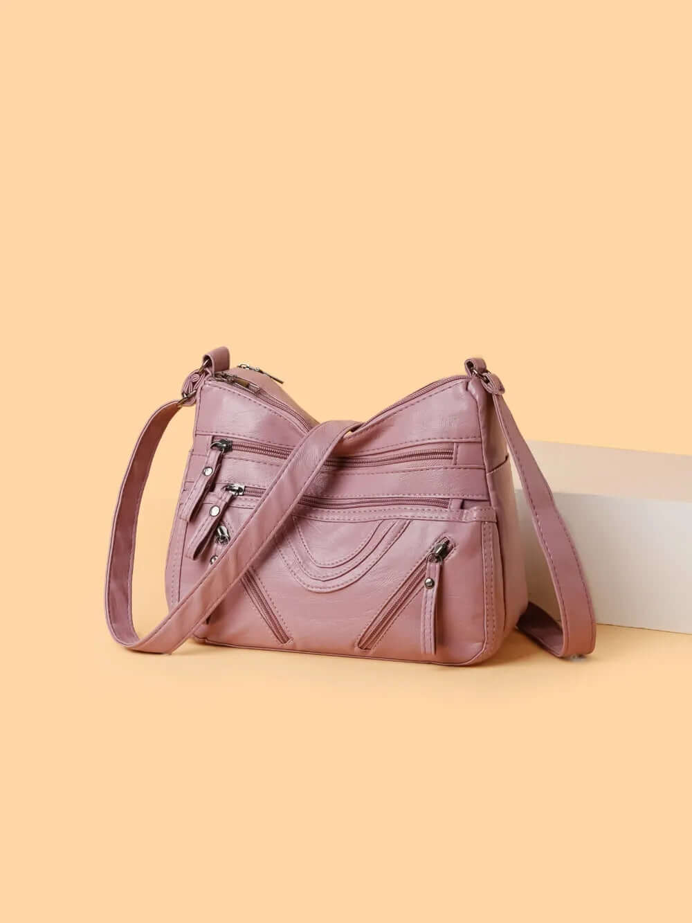 PU Multi-Compartment Crossbody Bag eprolo