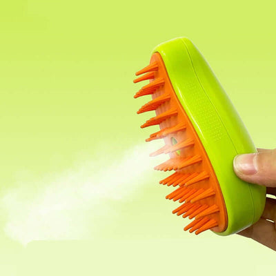 Cat Dog Steamy Brush Steam Brush Electric Sprayer for Massage Pet Grooming tool Shedding 3 in 1 Electric Sprays Massage Combs eprolo