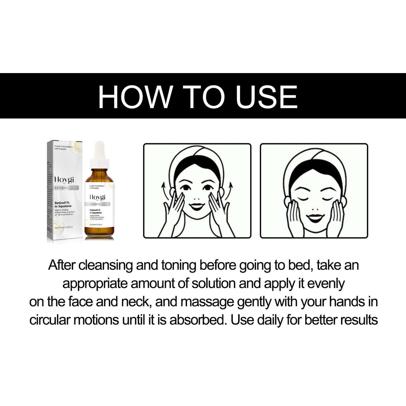 Retinol Squalane Solution, Moisturizing Anti-wrinkle Firming Fade Lines Repair Essence eprolo