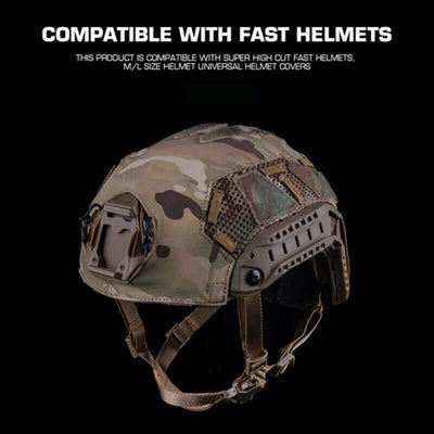FAST SF Ultra-high Cut Camouflage Helmet Cover (Medium Size, M) eprolo