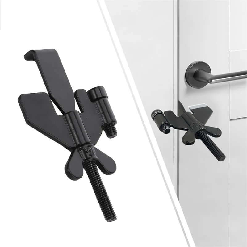 Portable Door Lock Privacy Extra Security Lock Anti Theft Travel Inside Door Locker for Traveling Home Bedroom Apartmen eprolo
