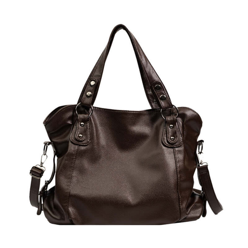 Large Capacity Soft Leather Tote Bag - Simple and Casual Shoulder/Crossbody Bag eprolo