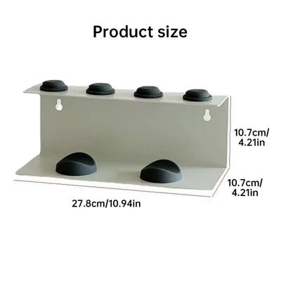 Non - Perforated Hair Dryer Holder. Also for Straighteners & Curling Irons. Ideal for Bathroom Sorting eprolo