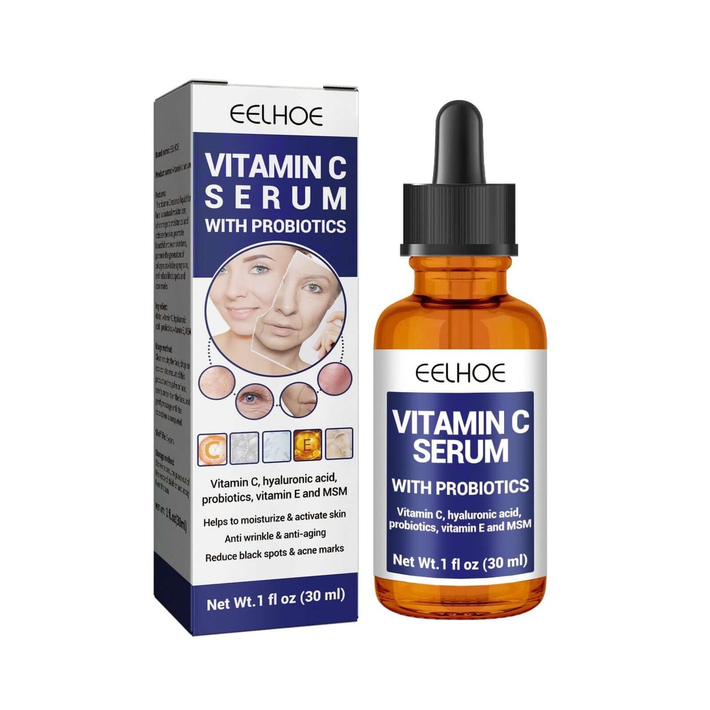 Anti-aging Vitamin C Facial Essence, Reduces Spots Acne Fine Lines, Moisturizes Facial Essence eprolo
