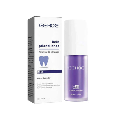 V34 Tooth Whitening Toothpaste, Clean Stains Gums Care White Teeth Oral Care Toothpaste eprolo