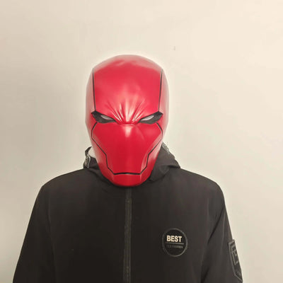 Movie Cosplay Red Hood Mask Arkham Knight The Dark Knight Masks Helmet Man Full Head Cosplay Prop Halloween Fancy Party Headwear eprolo