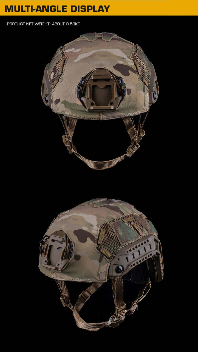 FAST SF Ultra-high Cut Camouflage Helmet Cover (Medium Size, M) eprolo