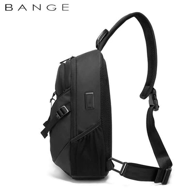 New Men's Summer Chest Bag Fashion Trend Atmospheric Business Messenger Bag All-Match USB Shoulder Bag eprolo