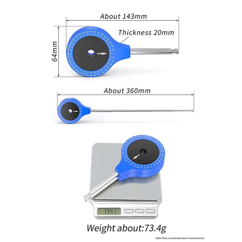 RISK Road Bicycle Airship - Fitting Knee Joint Angle Measuring Protractor for Bike Riding Posture eprolo