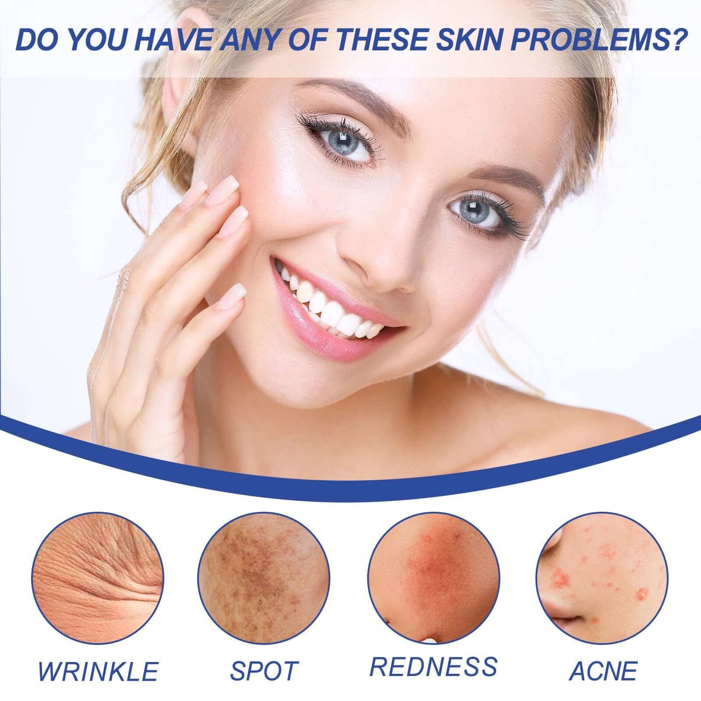 Facial Treatment Essence, Improve Fine Lines Lifting And Shrink Pore Acne Repair Moisturizing Essence eprolo