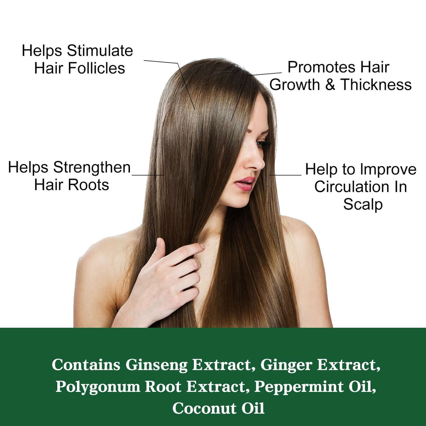 Dense Hair Essential Oil, Smooth Hair Repair Hair Root Thickening And Strengthening Hair Essence eprolo