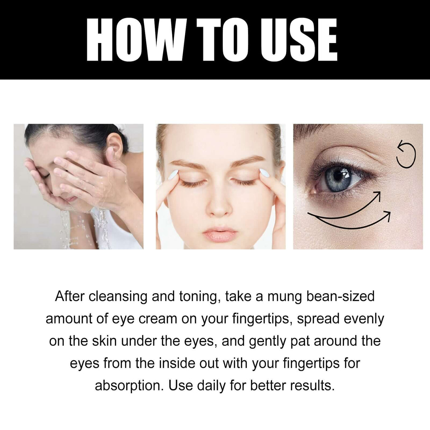 Eye Firming Cream, Relieves Bags, Black Eyes, Firms, Moisturizes, Repairs Skin Eyes Cream eprolo
