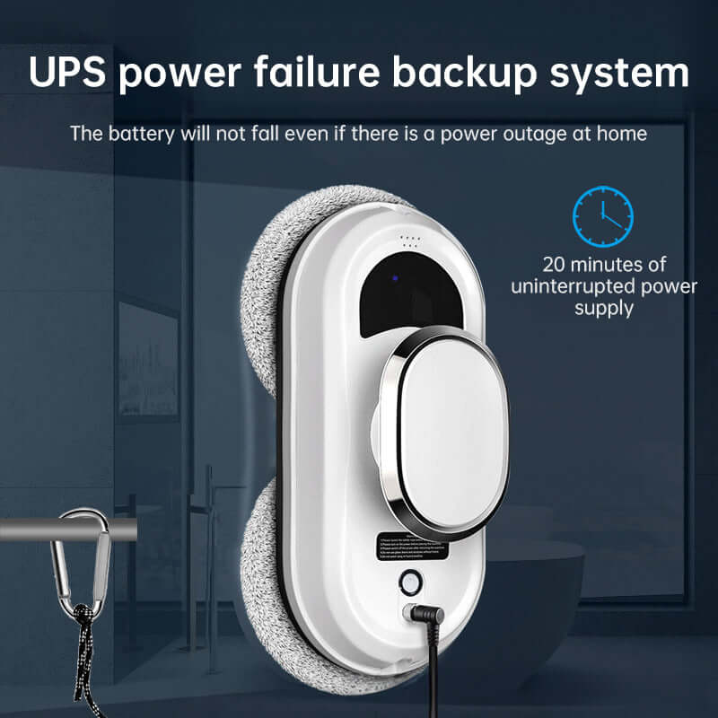 5600Pa Smart Window Cleaning Robot   Auto-Guided, Remote-Controlled Glass Cleaner for Home Use eprolo
