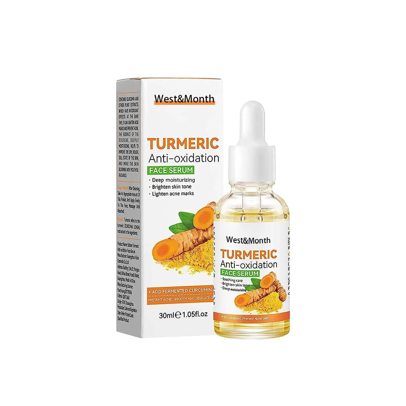 Turmeric Facial Essence, Moisturizing Lightening Spots, Acne Marks, Brightening Skin Essence eprolo